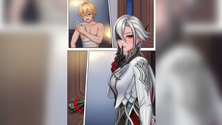 [Alexanderdinh] Preggo Arlecchino x Aether {Both parts}