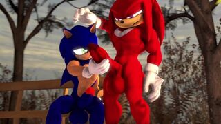 Sonic Handjob Knuckles