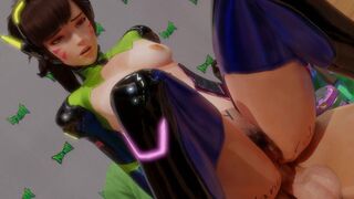 D.VA IDOL POOPER POUNDED