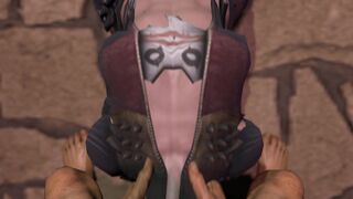 Harley Quinn Throat Bulge