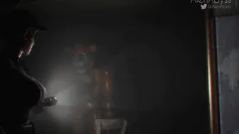 Freddy has fun with Vanessa and Chica ????
