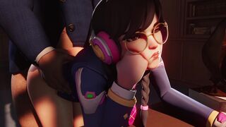 D.va Called into the Office『Baron Von Meowsberg』