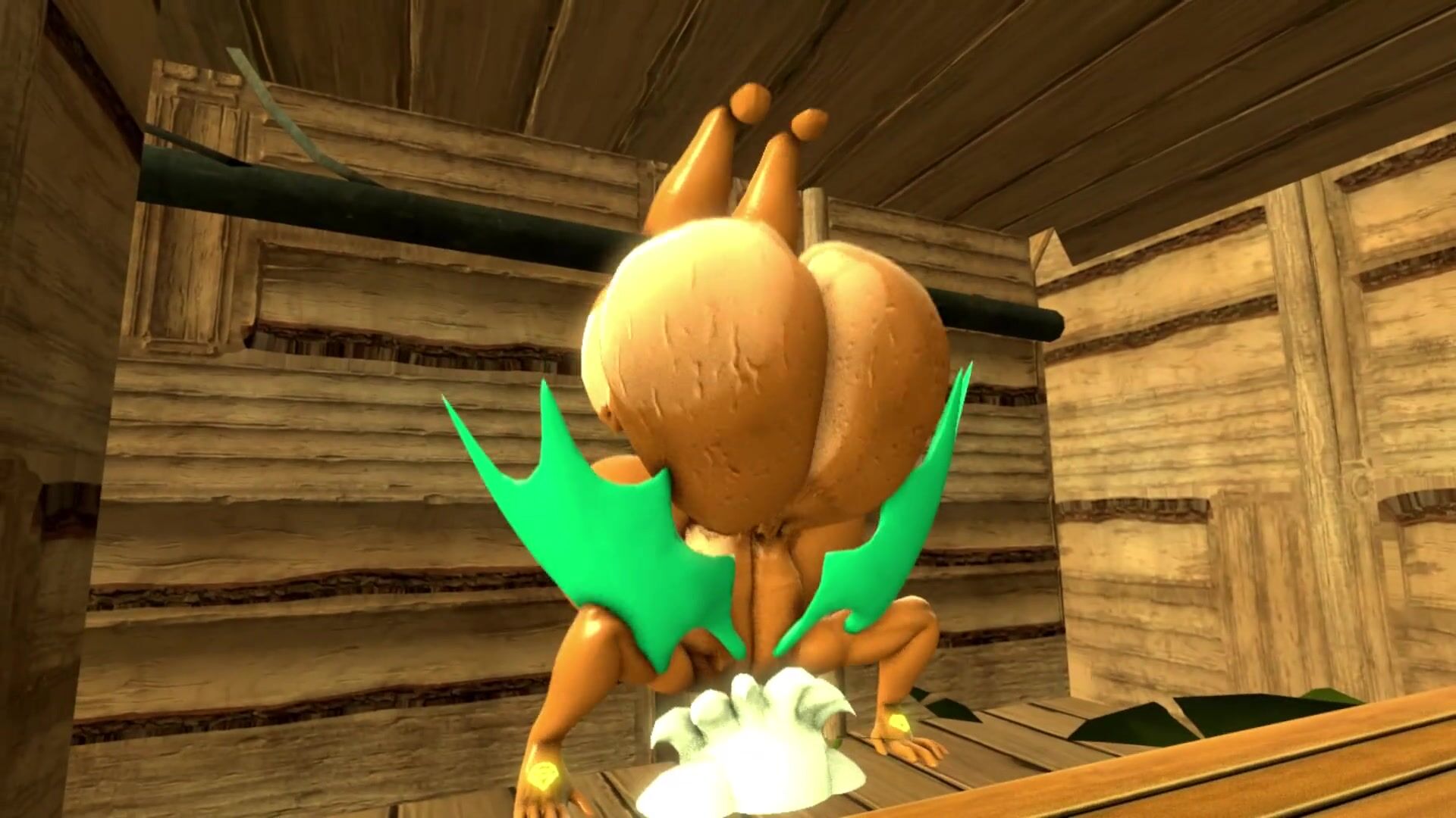 Giantess unaware anal vore