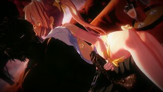 Vtuber Nekomiya Hinata gives handjob