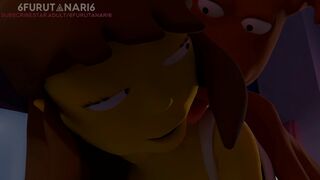 The Simpson's Laura Powers takes anal doggystyle from Santa's Little Helper