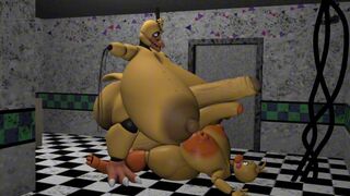 Hyper toy Chica and Chica