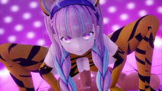 SEXdance in this year's (2022) zodiac costumes! Aqua ver. [ブラン]