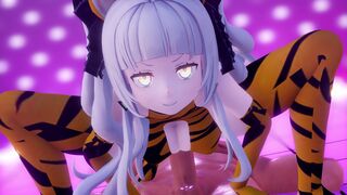 SEXdance in this year's (2022) zodiac costumes! Shion ver. (Big Breasts) [ブラン]