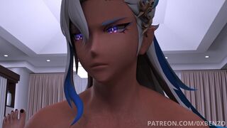 [WIP001] Neuvillette x Arlecchino Genshin