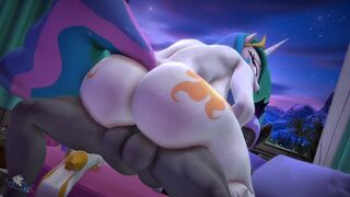 Celestia rewarding the guards