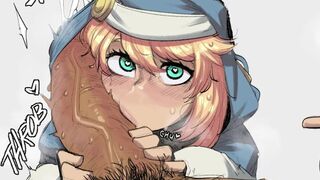 Bridget Sucking Cock