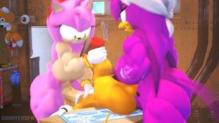 Tails Smashed by Amy and Wave