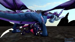 Cyril betrayed Spyro  and grabbed Cynder her as breeding mate
