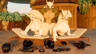 Drez'en fucks 2 taomons