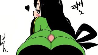 Asui giving a thighjob