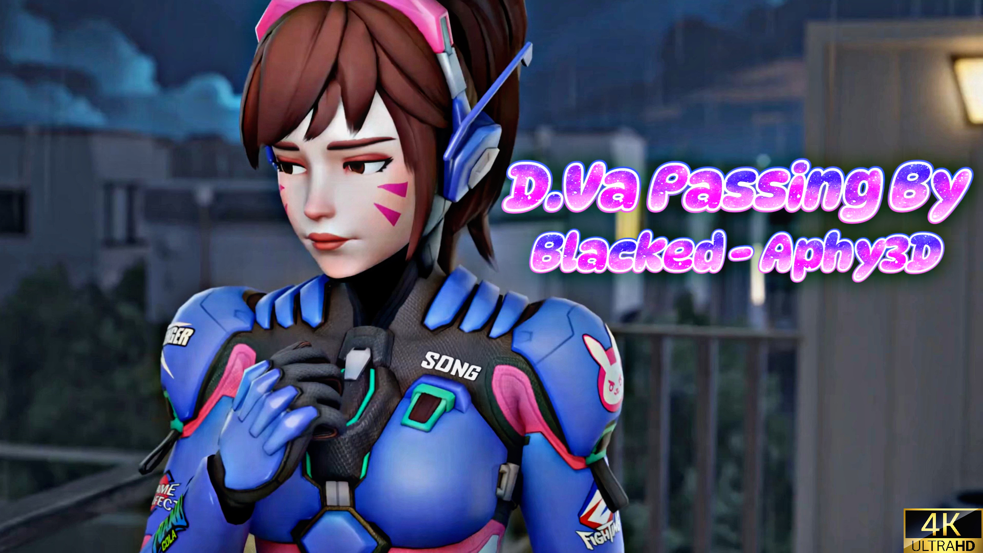 D.Va Passing By [Blacked][Aphy3D][NO WM]