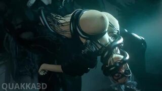 Black Cat Defeated By Venom [Quakka3D]