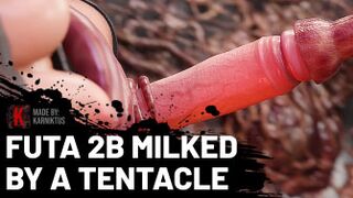 Futa 2B Milked by a tentacle