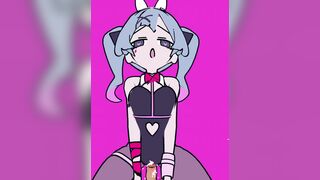 Enjoying Bunny Miku's Hole (salmina)