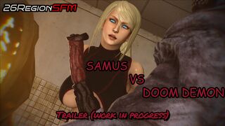 Samus Aran Vs Doom Demon Trailer [26RegionSFM]