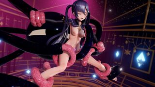 Mona vs Tentacles Remastered | Genshin Impact MMD R18