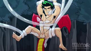 Jake Long gets fucked by tentacles
