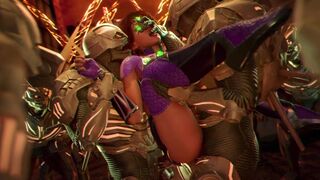 Starfire gang raped by Parademon [FroggySfm]