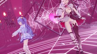 [4kmmd]Yorumi Rena Amamiya Kokoro Love me if you can Uncensored Normal ver