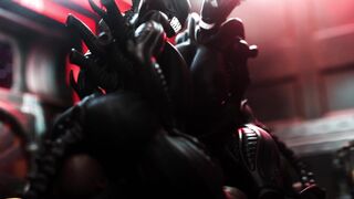 Xenomorph Unexpected Breach or Pleasure? [Xazter3D]