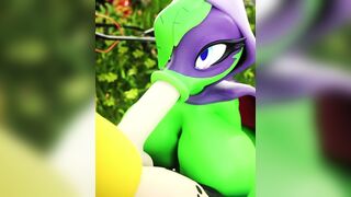 Green Shadow Watering the Plants [Xazter3D]