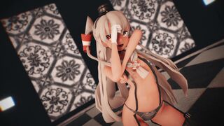 Amatsukaze Kantai Dance Girls (000MMD)