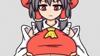 Reimu Hakurei paizuri - Camp of Hunger