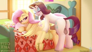 FluttershyFan - Rarity impregnates Fluttershy