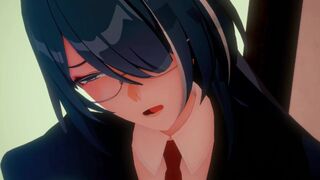 Raiden Bosenmori Mei: asshole! I'm working! Stop it!