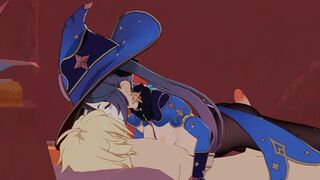 Mona's Thigh-Job (Genshin Impact)