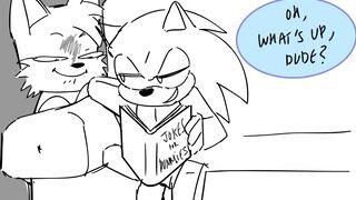 Tails and Sonic Enjoying Boredom [smommo]