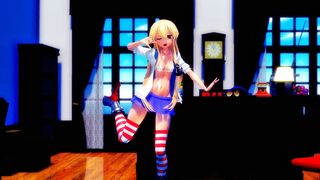 Shimakaze - Chikatto Chika Chika​ [MMD] Hamselvish