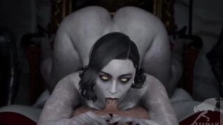 Alcina Dimitrescu Blowjob POV - Regina3D