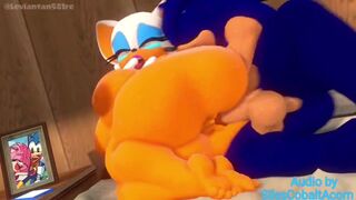 Sonic cheating Amy with Rouge (sound)