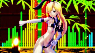 Shimakaze - Blue Flame [MMD R15] Hamselvish