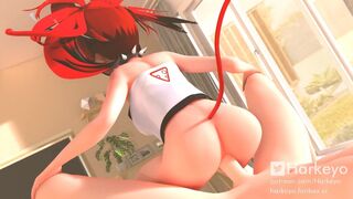 018 Hakos Baelz reverse cowgirl anal (Public full version)