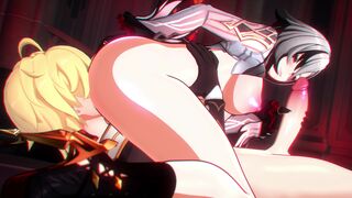 [Mellewd] Arlecchino x Aether