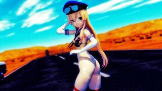Shimakaze - Queencard [MMD R15] Hamselvish