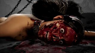 MK 1 Ryona Guro All Animalities on Nude Females