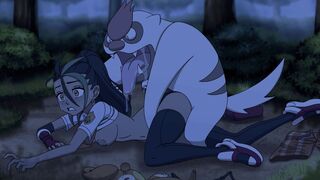 Nemona fucked by Vigoroth - night version [Kyde]