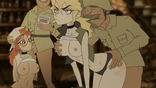 Eri and Fio bar sex ver1 [Kyde]