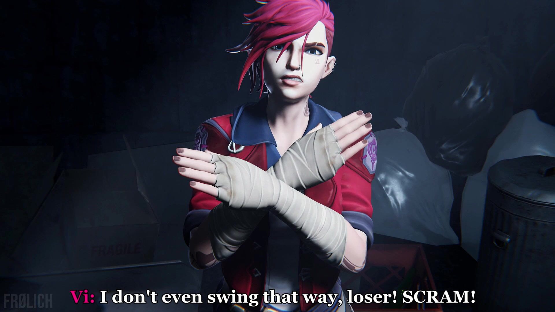 Vi Tries Her Best Not To Act Bi Frolich