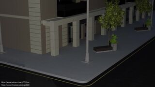 Giantess in the city