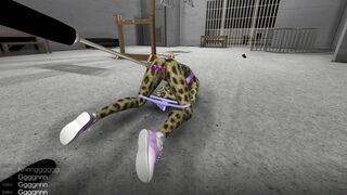 Furry Saiko anal[beads] machine [Alt. view] - PJSXYB