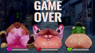 Mina Tsuyu and Uraraka take turn switching positions